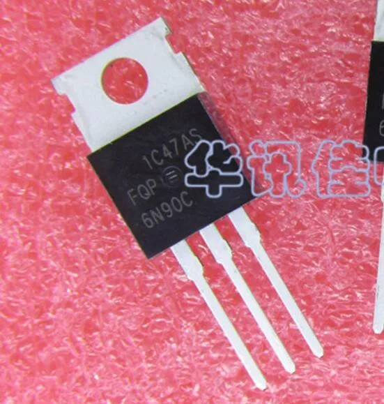 100pcs/Lot  FQP6N90C 6N90C 900V 6A TO-220 new original