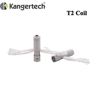 10pcs/lot Kanger T2 Long Wick Heating Replacement Coils 1.8ohm 2.2ohm 2.5ohm  For Kangertech T2 Atomizer Clearomizer Vape