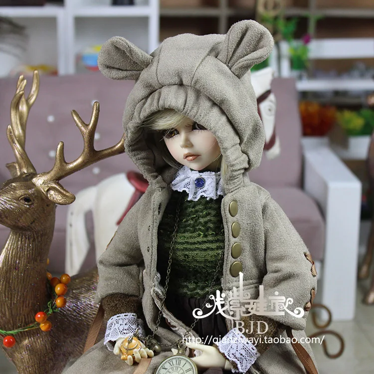 Manteau, robe et chaussettes pour poupée BJD, vêtements SD, accessoires non inclus, chaussures, ultraviolets et autres accessoires D1619, échelle 1/4 1/3