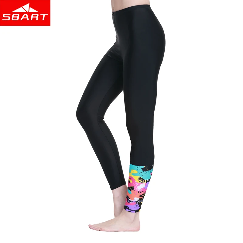 SBART kobiety Snorkeling legginsy kombinezon spodnie wysypka straży obcisłe spodnie strój kąpielowy anti-meduzy Snorkeling mokre garnitury Plus