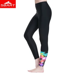 SBART kobiety Snorkeling legginsy kombinezon spodnie wysypka straży obcisłe spodnie strój kąpielowy anti-meduzy Snorkeling mokre garnitury Plus rozmiar 3XL