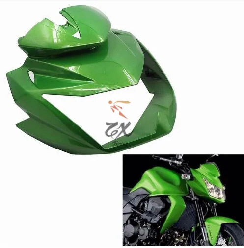 Xe máy Z750 07 08 09 10 11 12 Mới Trên Mặt Trận Đèn Pha Đầu Fairing Cowling Mũi Cho Kawasaki Z-750 Z 750 2007-2012 2008