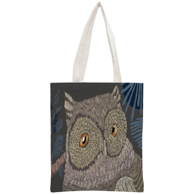 Custom William Morris Tote Bag Reusable Handbag Women Shoulder Foldable Cotton Canvas Shopping Bags