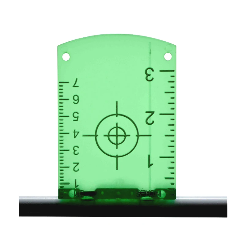 No burr convenient Magnetic laser target board or plate for red laser lines or green laser lines