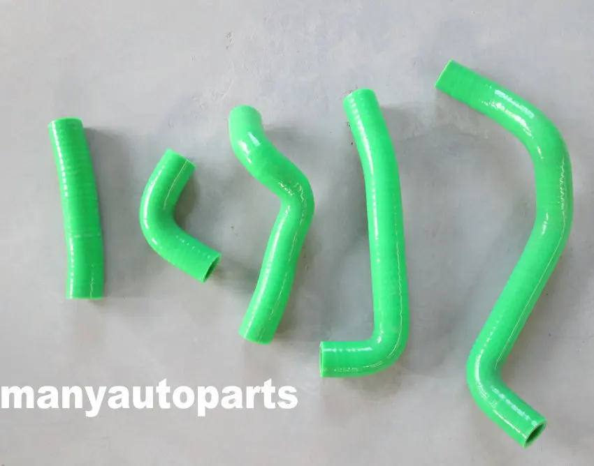 silicone radiator hose for Kawasaki KDX220 KDX200 KDX 220 200 1995-2006 96 97 98 99 green