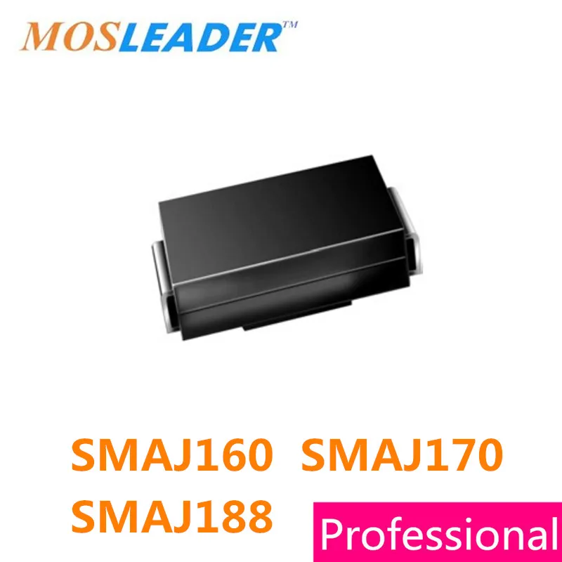 Mosleader 500PCS DO214AC SMA SMAJ160 SMAJ160A SMAJ160CA SMAJ170 SMAJ170A SMAJ170CA SMAJ188 SMAJ188A SMAJ188CA Chinese