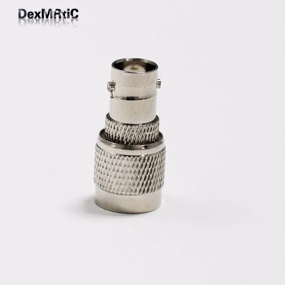 

1pc TNC Male Plug switch BNC Female Jack RF Coax Adapter convertor Straight Nickelplated NEW wholesale