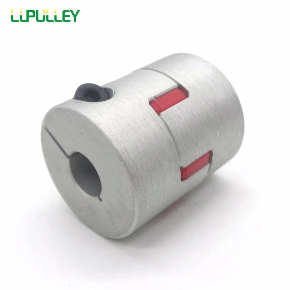 LUPULLEY Flexible Plum Shaft Coupling CNC Motor Coupler D25L35 d1 to d2 size 5/6/6.35/8/9.525/10/11/12/12.7/13/14mm Shaft Couple