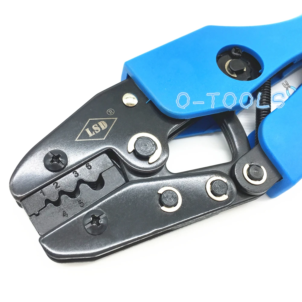 Cable crimping tool pliers for double cord terminal copper insulated ferrule crimp terminals connectors AN-04WF 17-10AWG