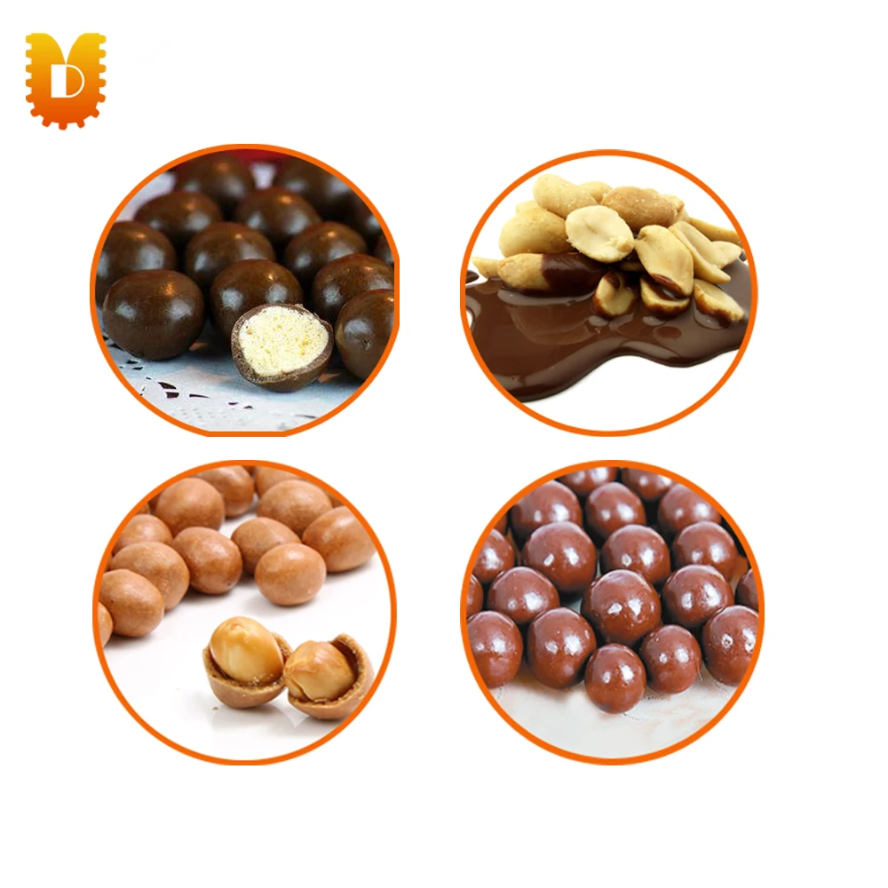 Máquina de revestimento da medicina do chocolate do amendoim por produto/máquina de revestimento do açúcar