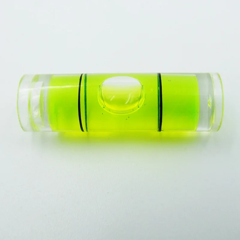 Diameter 9.5mm Length 31mm Acrylic Tube Bubble Level Spirit Level Vial Measuring Instrument 1