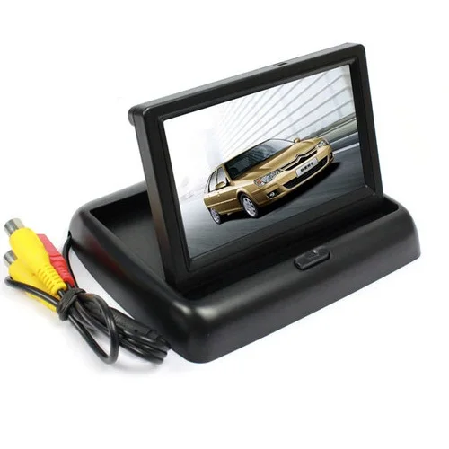 

ANSHILONG HD 4.3 inch TFT LCD Color Display Foldable Car Monitor for Rearview Camera