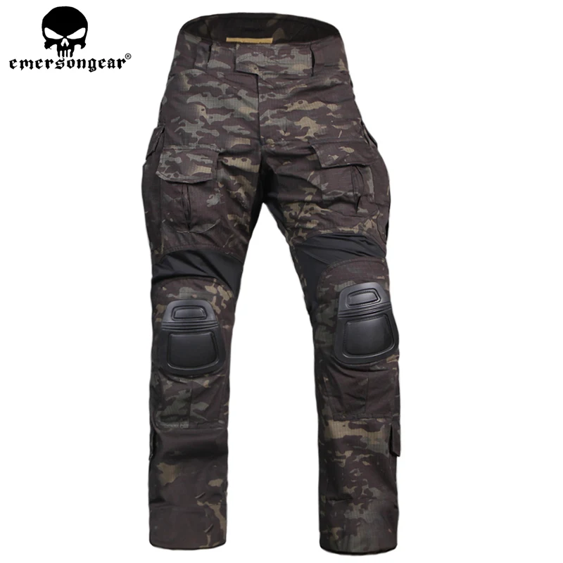 Emersongear-G3 MC Hunting Airsoft Combat Pants for Men, Camouflage Hunting Pants