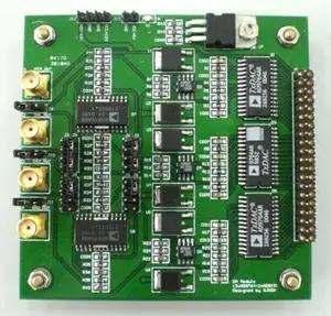 Three-phase High-power and High-speed DA Module (3xAD9764) (program-controlled Three-phase Sine Wave Routine)