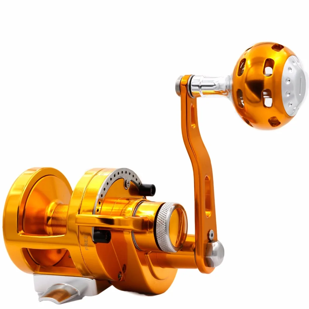 Drum Full Metal Boat Reels offshore boat fishing drum /slow jigging trolling/ fishing iron sea fishing wheel brake power 20kg