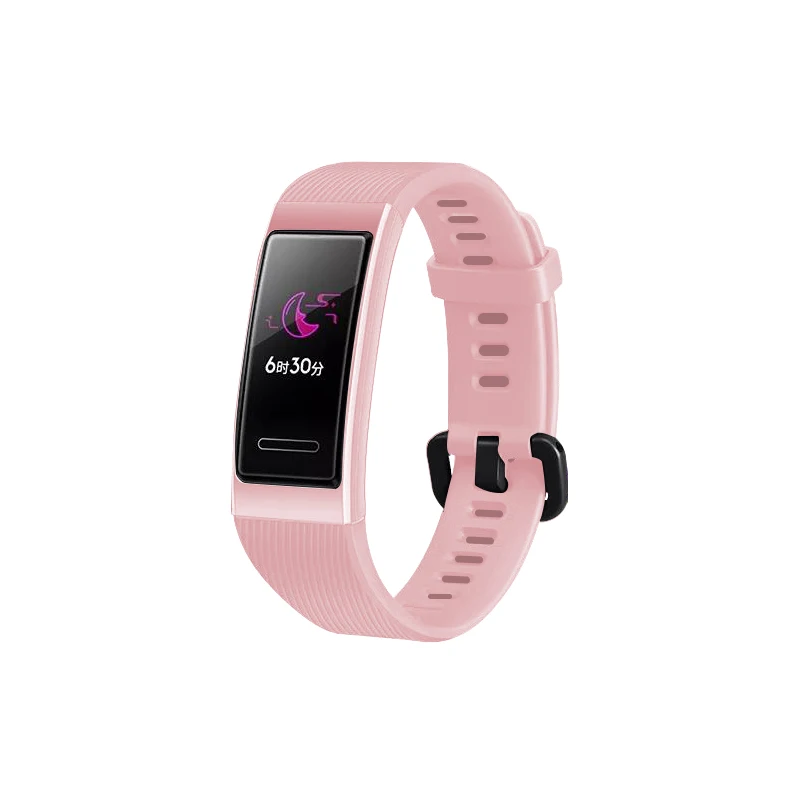 AKBNSTED Bunte Silikon Sport Strap Für Huawei Band 3/3 Pro/4 Pro Smart Uhr Ersatz Armband Für Huawei Band 4 Pro