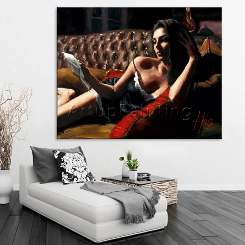 Spanish Flamenco Dancer painting latina woman Oil painting on canvas hight Quality Hand-painted Painting latina 13