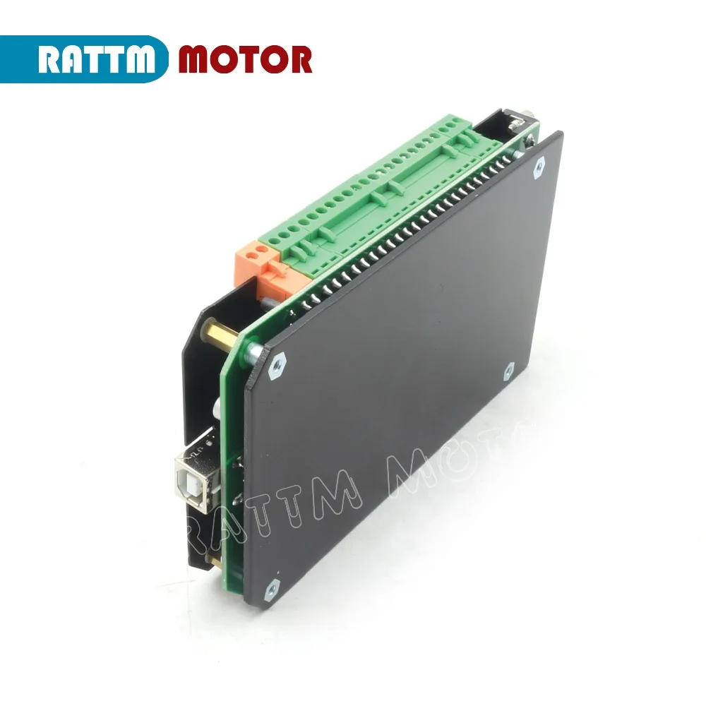 CNC Controller 6 Axis NVCM6V2.1 125KHZ MACH3 USB Motion Control Card for Stepper Motor Servo motor &USB Cable