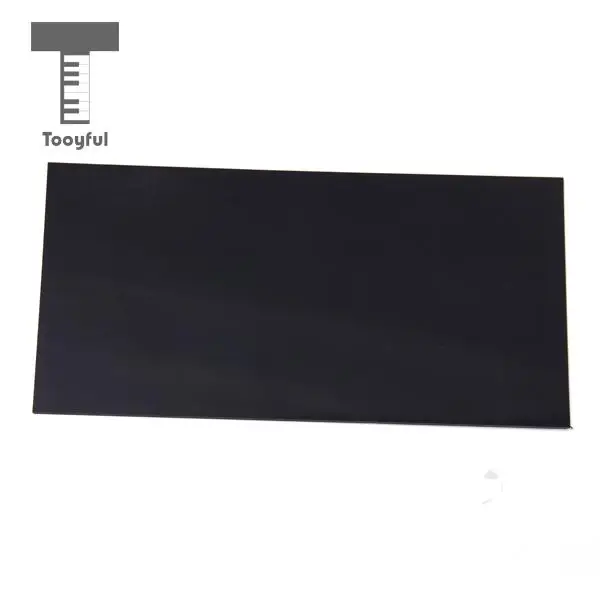 Tooyful High Quality 1Pc ABS Guitar Headplate Veneer Headstock Head Shell Sheet Parts Plastic Black for Professional Luthier