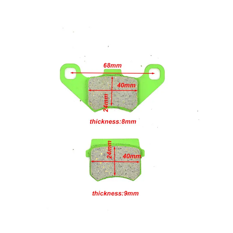 High Quality Motorcycle Brake Disks Pads For 50cc 90cc 100cc 110cc AG100 125cc Scooter Moped ATV Motorcross