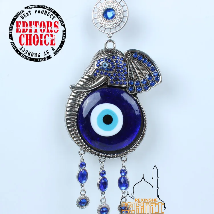 Turkey blue eyed elephant ornaments Muslim peace pendant wall house evil evil eye decorations