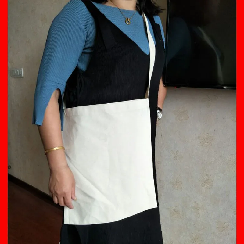

(1000pcs/lot) customized cotton sling bag