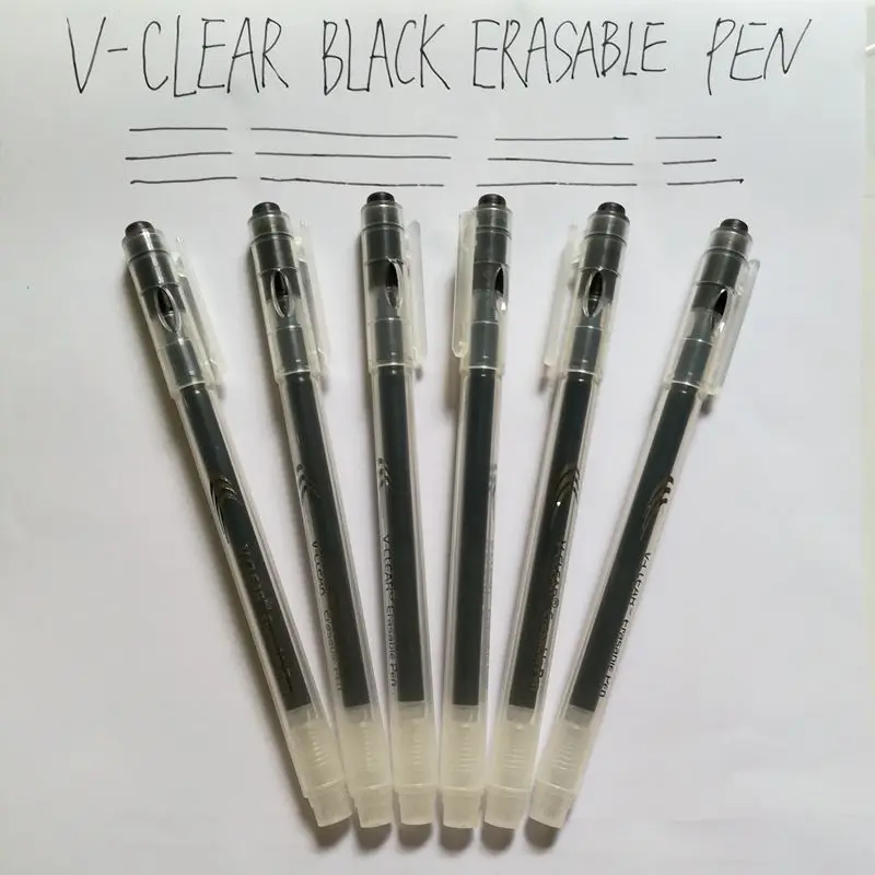 

VCLEAR Erasable Gel Pen 6Pcs Gel Pen Stationary Kawaii Erasable Pen Gel Ink Pen School Stationary Office Suppliers Kids Gift