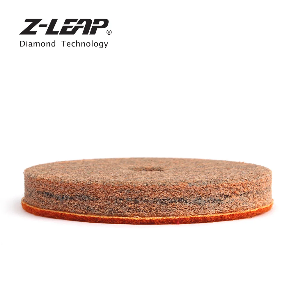 Z-LEAP 7piece 5 Inch Sponge Polishing Pads Stone Marble Sandstone Abrasive Wheel 125mm Diamond Sanding Pad For Polishing Machine