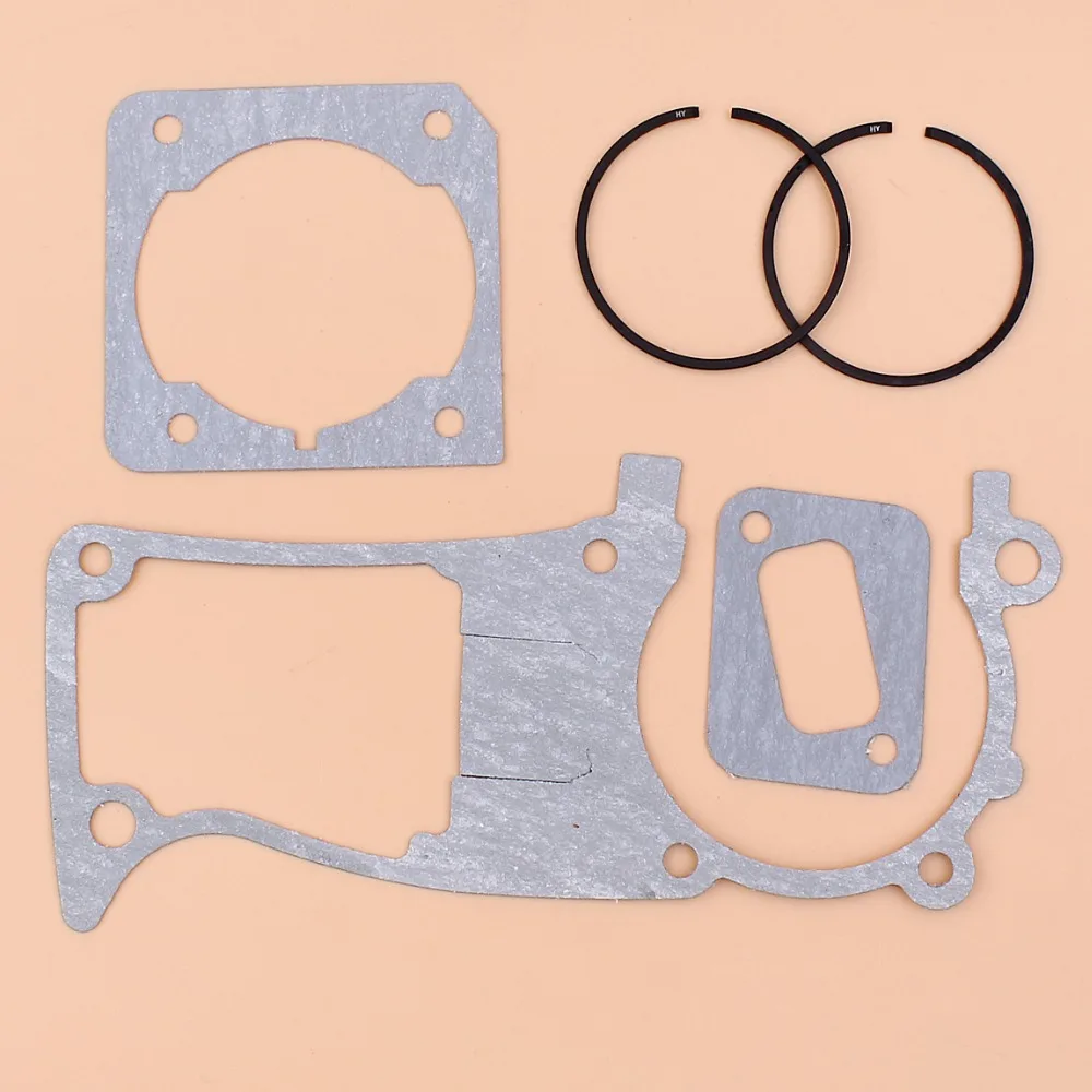 45mm x 1.2 mm Piston Ring Gasket Set Fit Husqvarna 353 350 351 346XP Chainsaw Cylinder/Crankcase/Muffler