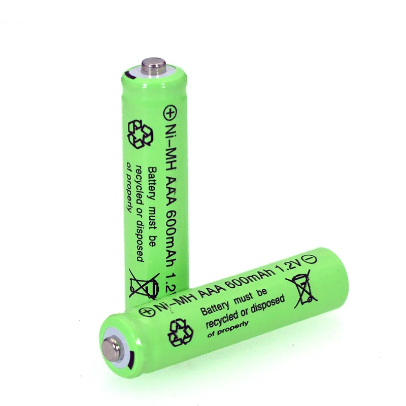 1.2V NI-MH AAA Batteries 600mAh Rechargeable nimh Battery 1.2V Ni-Mh aaa For Electric remote Control car Toy RC ues