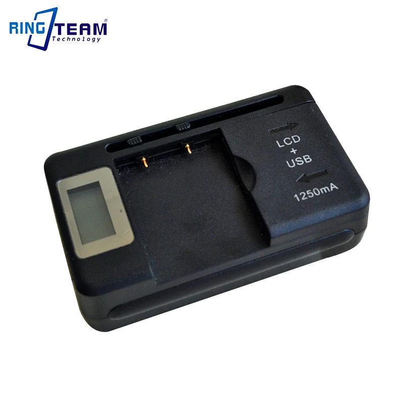 LCD Screen Multi-function Charger with USB Outlet Charge for Nokian Sumsung SONY Canon Pana Fits 3.2-5.5CM 3.7V Batteries