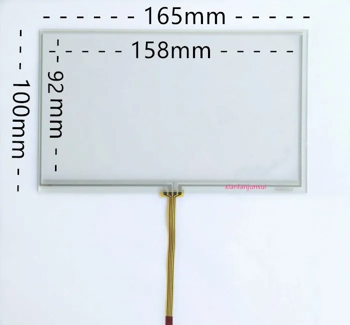 7 inch 4-wire touch screen 700IE 6AV6648-0BC11-3A industrial control resistor external screen