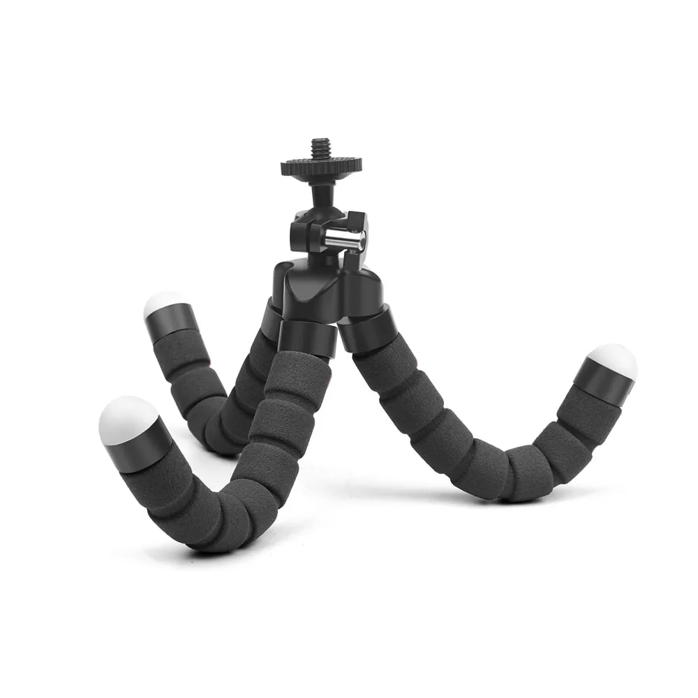 Mini Flexible Sponge Octopus Tripod for iPhone Samsung Xiaomi Huawei Mobile Phone Smartphone Tripod for Gopro 7 6 5 Camera