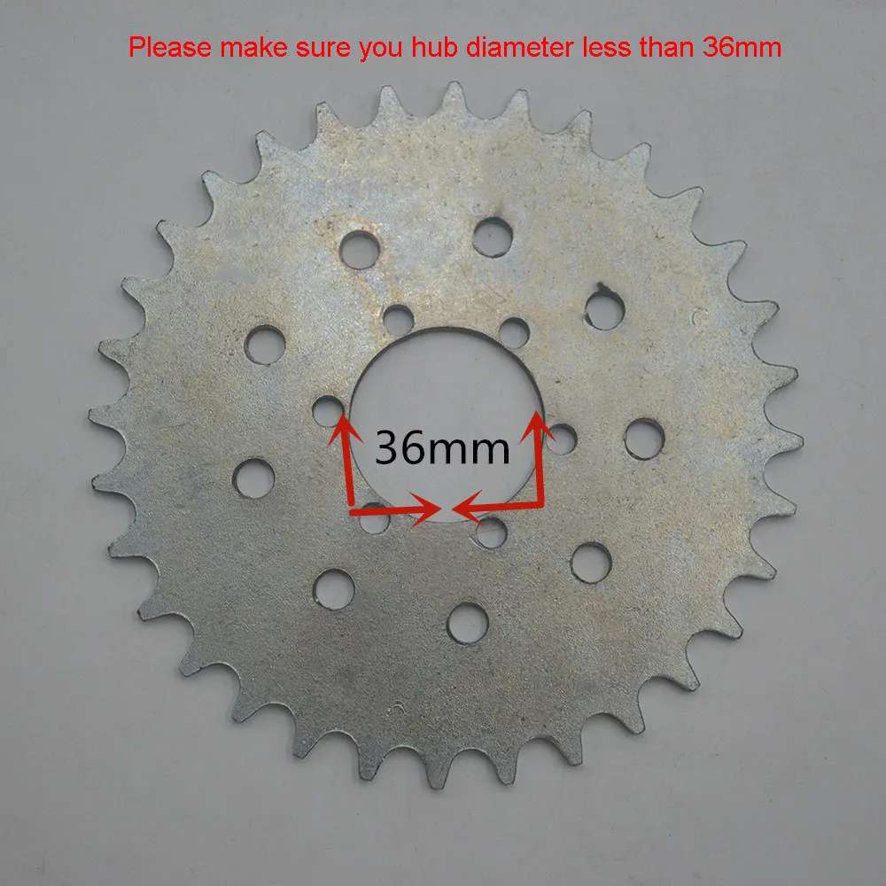 Motor Sprocket Chain Wheel Bike Rear Wheel 32T Sprocket For Left Drive Motor Kit 16T Freewheel Adapter For Motor MY1016Z