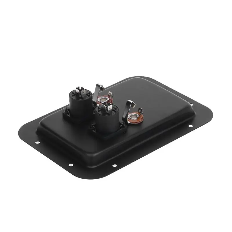 Junction Box 4-Core Socket Jack Plate Terminal Binding Post Dual Speakon Input PA DJ Speaker Cabinet