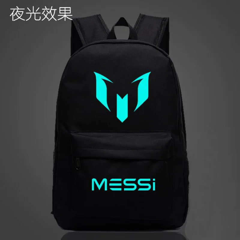 Logo Messi Backpack Bag Men Boys Barcelona Travel Bag Teenagers School Gift Kids Bagpack Mochila Bolsas Escolar