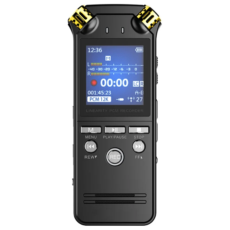 Professional Digital Voice Audio Recorder Learning Business Conference Meeting Interview Wedding Line-in Piano Mixer Recording