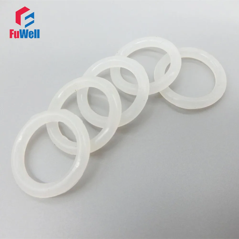 O Ring Seals White Silicon Food Grade 3mm Thickness 155/160/165/170/175/180/185/190/195/200mm OD O-rings Seals Gasket Washer