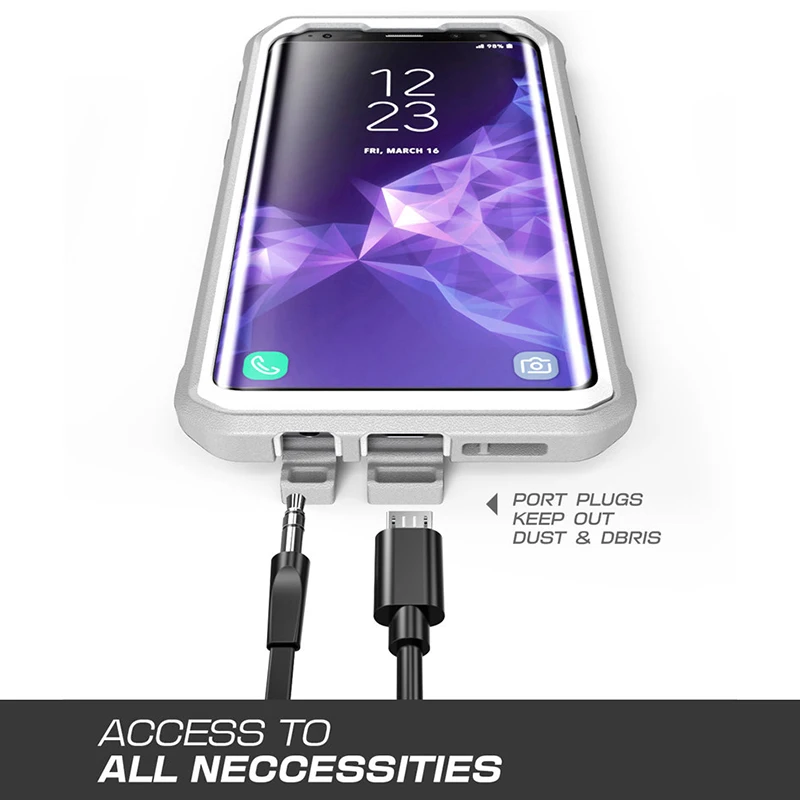 For Samsung Galaxy S9 Plus Case SUPCASE UB Pro Full-Body Rugged Holster Protective Case with Built-in Screen Protector Cover