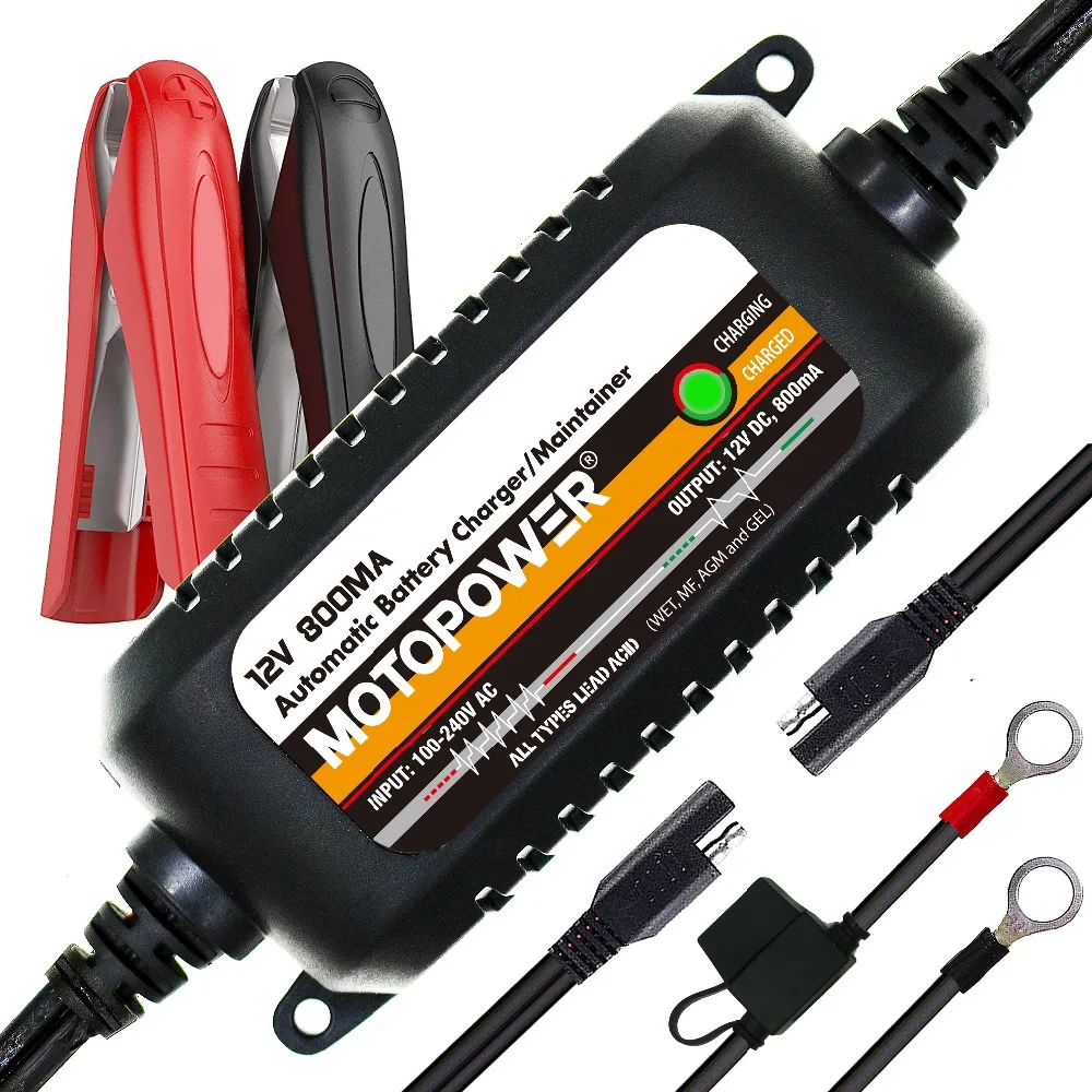 12V 800mA automatischer Smart Car Motorrad Batterieladegerät Betreuer – Detail 13