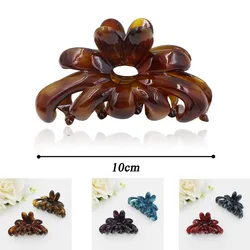 2016 New Design 2 mm Thickness Plastic Hair Clamp For Women Take Shower With Hairpin Bow Style Hair Claws  Women Hair Accessory
