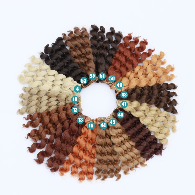 Msiredoll  bjd wig Accessories 1piece 15*100CM doll hair for 1/3 1/4 1/6 1/12 Curly doll hair bjd wig diy Free shipping