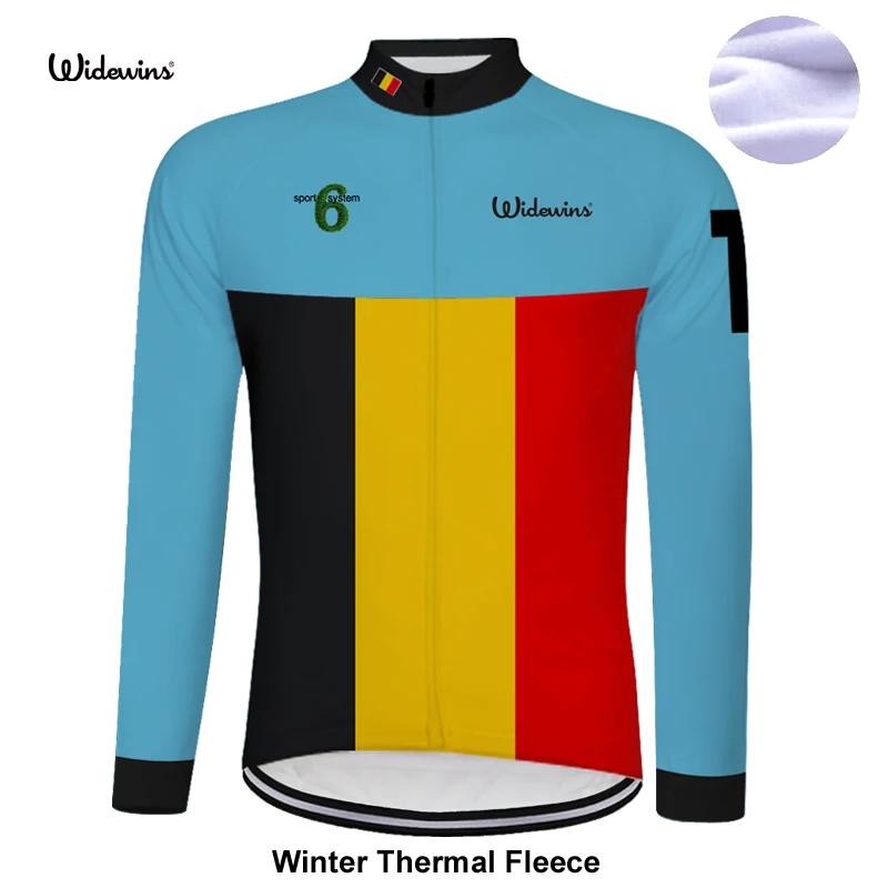 

New Men Pro Team Cycling Clothing Winter Cycling Jersey Long Sleeve Thermal Fleece Mountain Bike Jersey Clothing Downhill Clothe