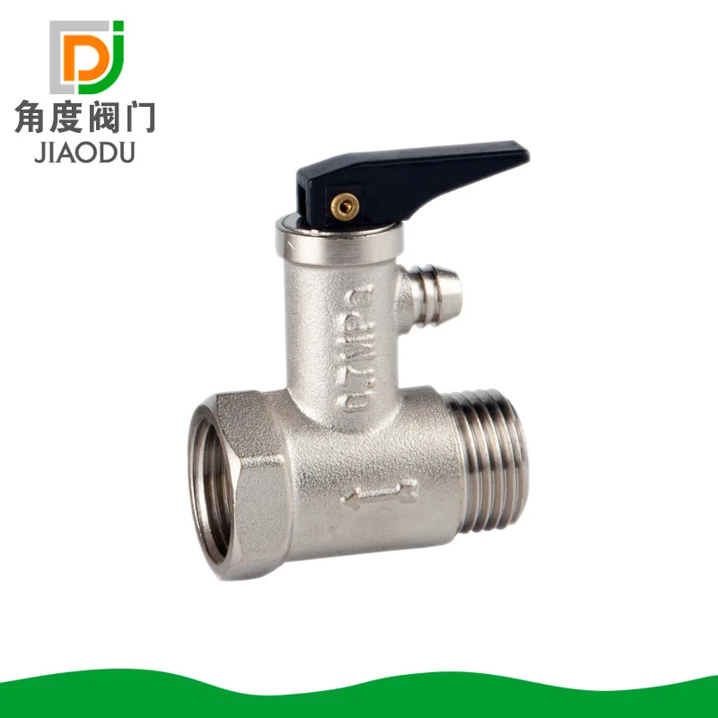 

Manufacturers supply general brass electric water heater safety valve 4 points DN15 relief valve one from the grant