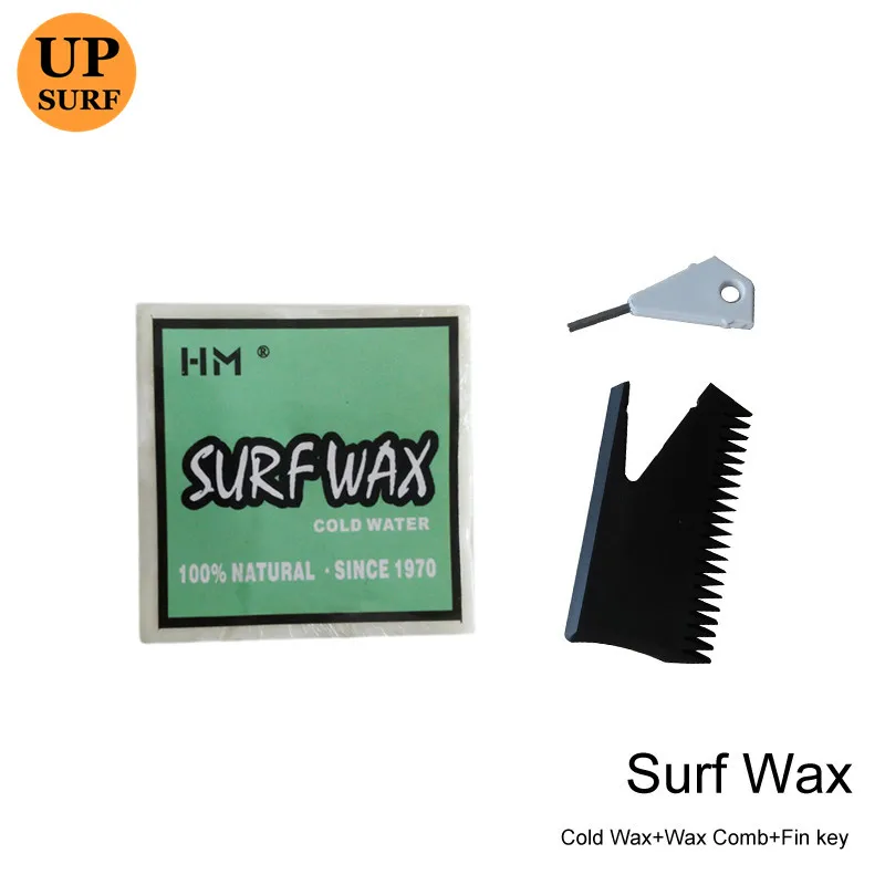 SUP Surf cera base/freddo/tropicale/acqua calda cera Surf cera + chiave pinna + pettine di cera