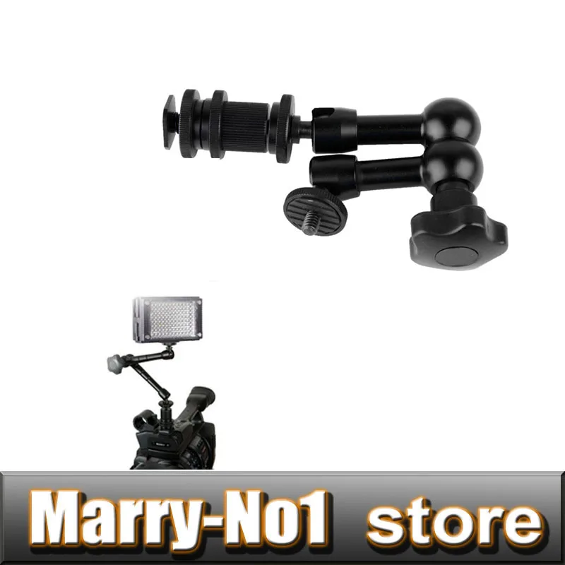 

7 inch 1/4 Adjustable Friction Articulating Magic Arm+Clamp for DSLR Rig LCD Monitor LED Light Stabilizer Go pro Cell phone