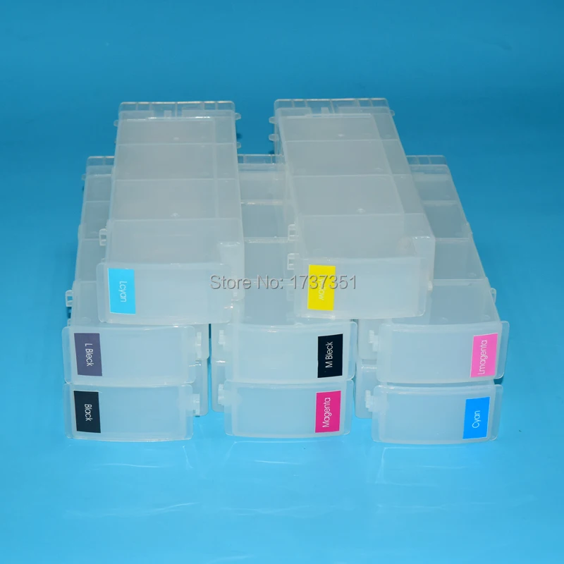 

8Color 800ml/pc Empty Refill Ink Cartridge For HP 91 HP91 Designjet Z6100 Printer C9464A - CC9471A