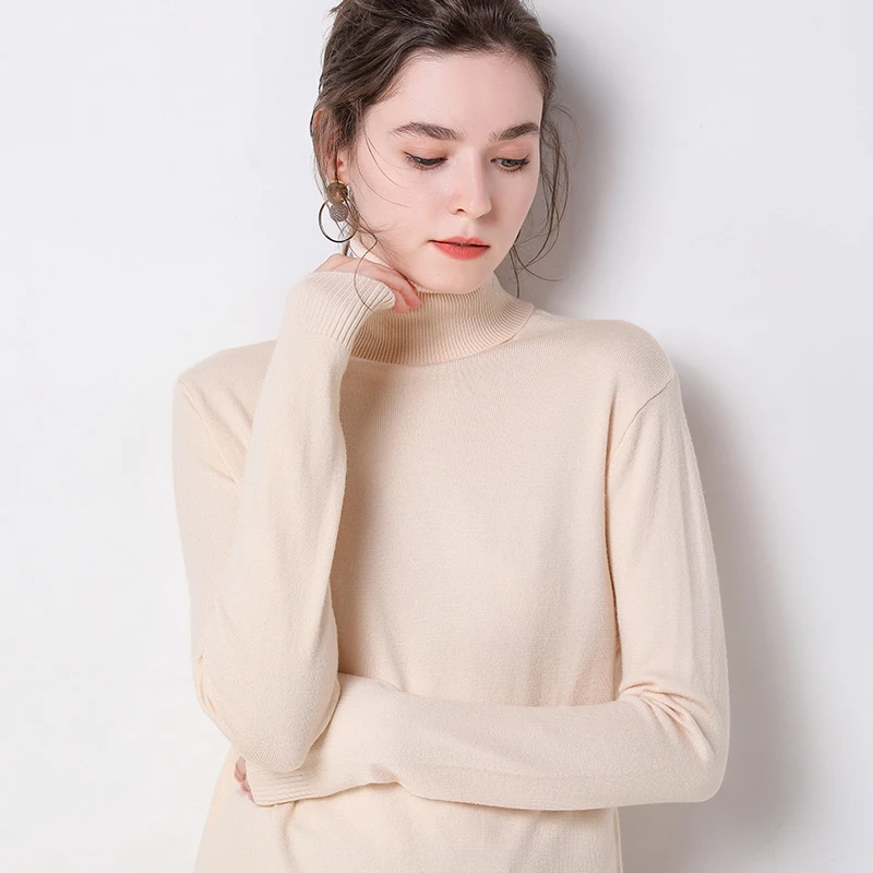 2022 Autumn Winter sweater women turtleneck cashmere sweater knitted pullover women sweter fashion sweaters new tops