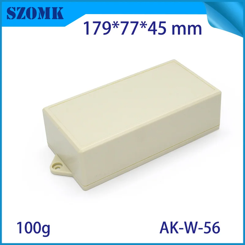 4Pcs/lot small plastic enclosures wall mounting junction box enclosure diy electronic pcb circuit board szomk box144x57x35 mm