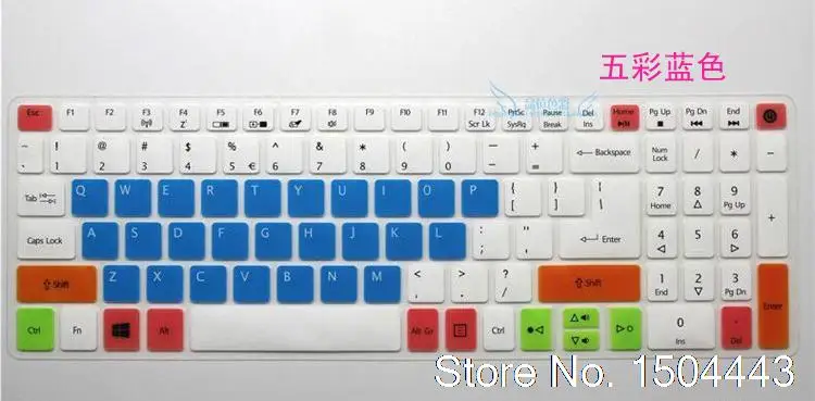 15 inch laptop Keyboard Cover Protector for Acer V15 E5 575G 572G 557U 58NG F5-573G E5-552G 553G V5-T5000 T5000 VN7-592G 15.6''